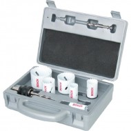Bosch Progressor Holesaw For Wood & Metal - 9 Piece Kit
