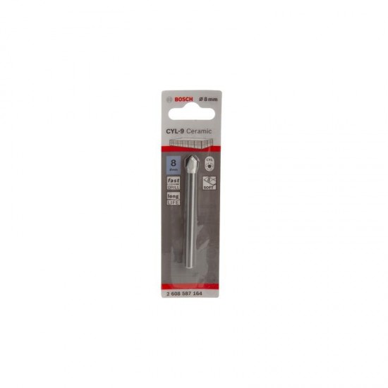 Bosch Ceramic Expert Tile Glass Drill Bit - 7mm x 70mm - CYL-9
