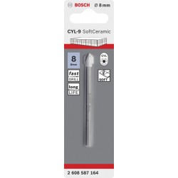 Bosch Ceramic Expert Tile Glass Drill Bit - 8mm x 80mm - CYL-9