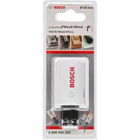 Bosch Hole Saw Cutter Bit - HSS Plastic Wood Bi-Metal - 32mm
