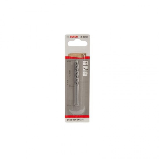 Bosch Standard Brad Point Wood Drill Bit - 3mm x 30mm x 60mm