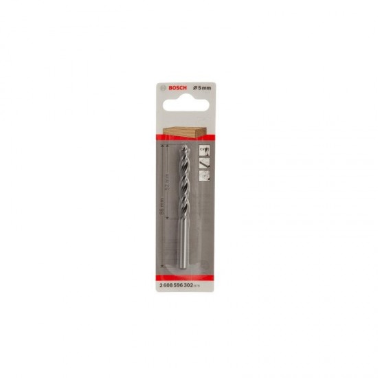 Bosch Standard Brad Point Wood Drill Bit - 4mm x 40mm x 70mm