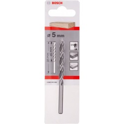 Bosch Standard Brad Point Wood Drill Bit - 5mm x 45mm x 85mm
