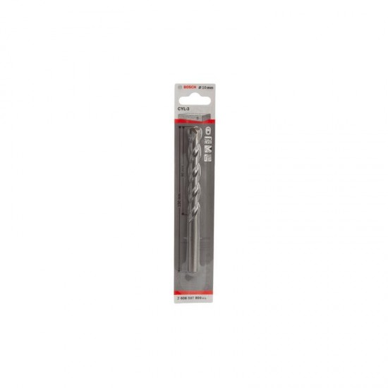 Bosch Silver Percussion Concrete Drill Bit - 10mm x 80mm x 120mm