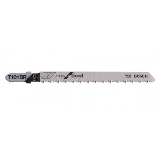 Bosch T101BR Clean Cut Jigsaw Blades For Wood - pack of 5