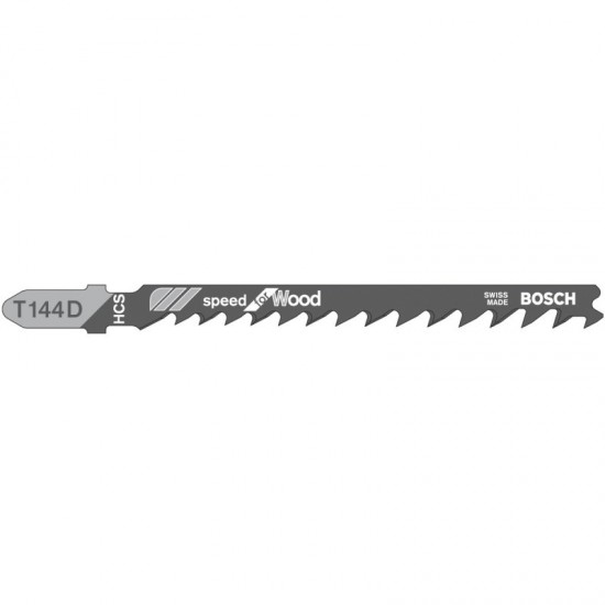 Bosch T144D Jigsaw Blades Speed for Wood - Pack of 5