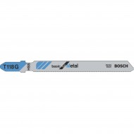 Bosch T118G Jigsaw Blades For Metal - Pack of 5