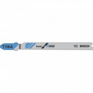 Bosch T118A Straight Cut Jigsaw Blades for Metal - Pack of 5