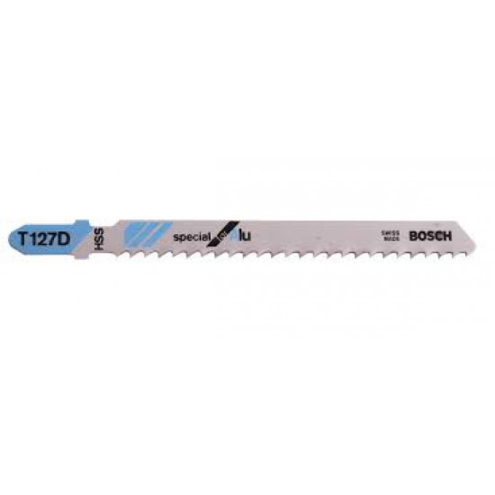 Bosch T127D Jigsaw Blades Special for Aluminium - Pack of 5