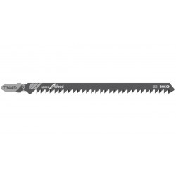 Bosch T344D Jigsaw Blades Fast Straight Cuts for Wood - Pack of 5