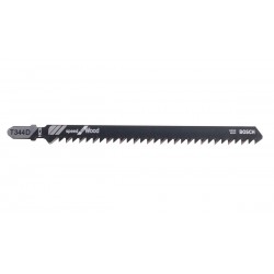 Bosch T344D Jigsaw Blades Fast Straight Cuts for Wood - Pack of 5