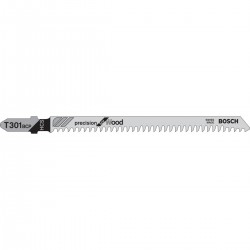 Bosch T301BCP Jigsaw Blade Precision for Hard Wood - Pack of 5