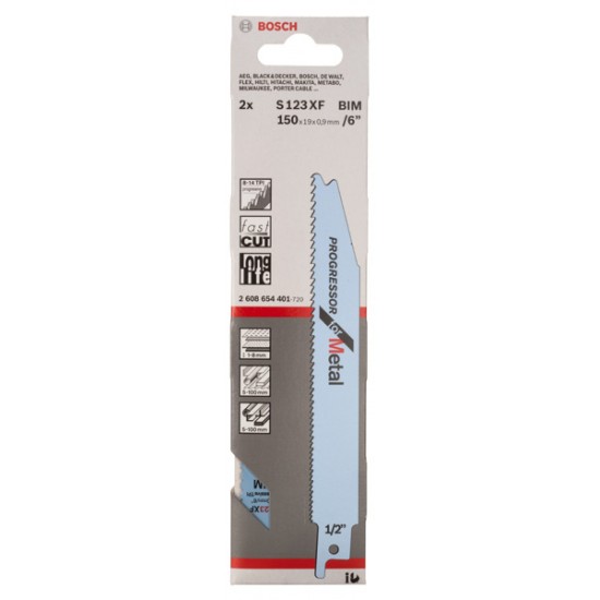 Bosch Recip Saw Blade S123XF (Pack of 2)