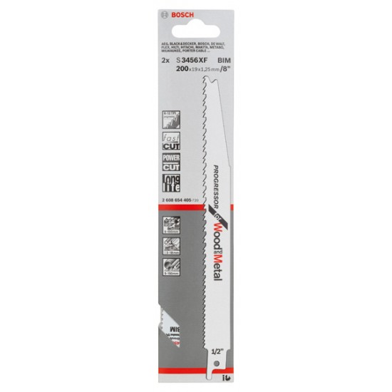 Bosch Recip Saw Blade S3456XF (Pack of 2)