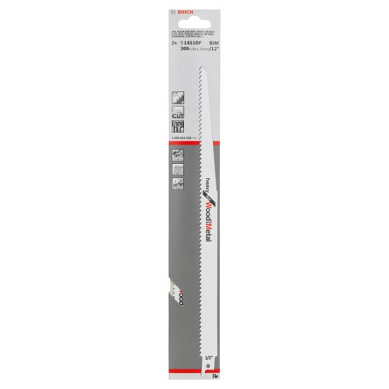 Bosch Recip Saw Blade S1411DF (Pack of 2)