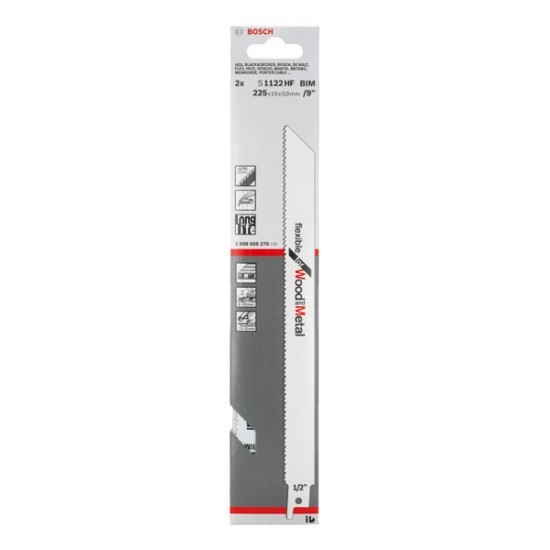 Bosch Recip Saw Blade S1122HF (Pack of 2)