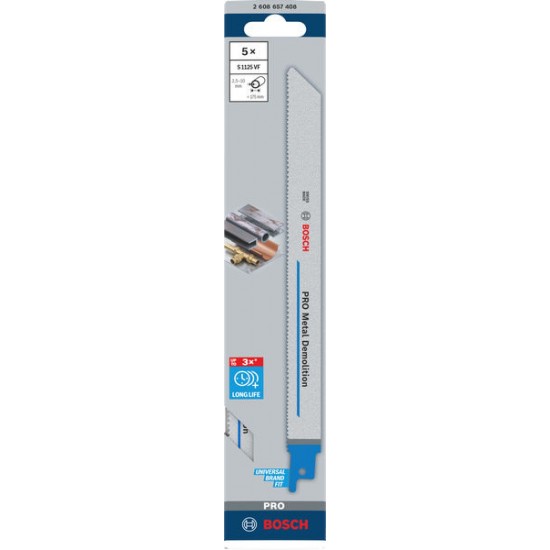 Bosch Recip Saw Blade S1125VF (Pack of 5)
