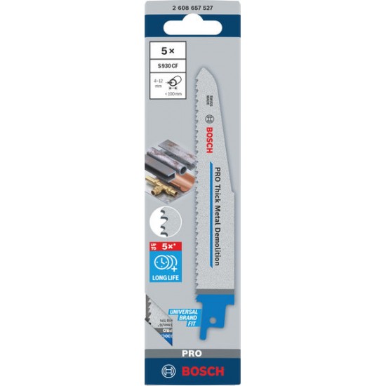 Bosch Recip Saw Blade S930CF (Pack of 5)