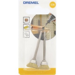 Dremel 536 Brass Brush Multipack 13mm