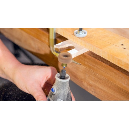Dremel 511 2 x SpeedClic Finishing Abrasive Buffs