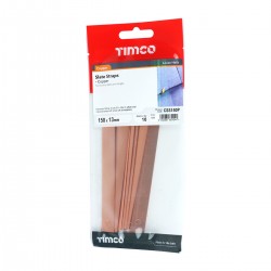 Bag of 10 Copper Slate Straps - 150mm Length