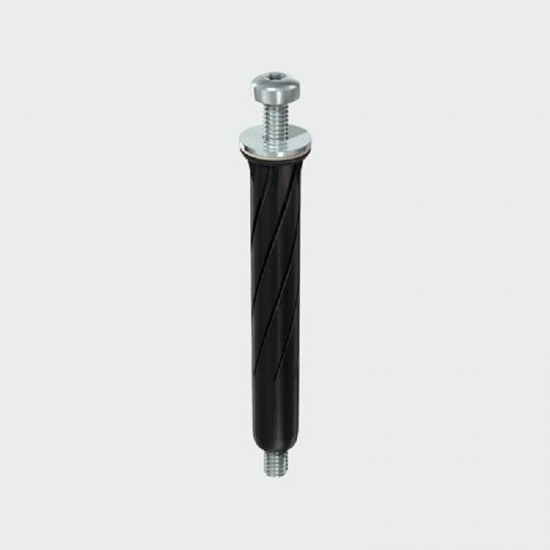 M5 x 65mm Multi-Fix Stella Fixings - Black - Pack of 4