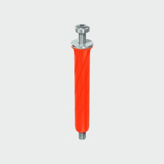 M5 x 80mm Multi-Fix Stella Fixings - Red - Pack of 4