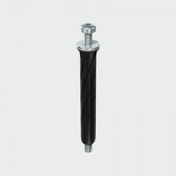 M5 x 90mm Multi-Fix Stella Fixings - Black - Pack of 4