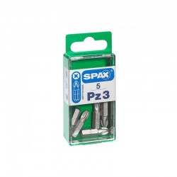 Spax RP 25mm PZ3 Bits - Pack of 5