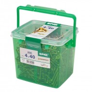 Spax Yellow Coated Pozi Head Screws - 4.0mm x 40mm - Tub of 800