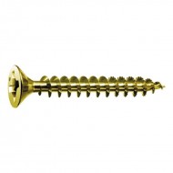 Spax Yellow Coated Pozi Head Screws - 4.0mm x 50mm - Tub of 650