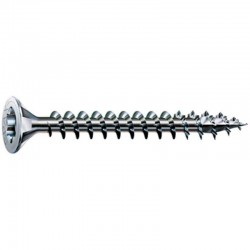 Spax Yellow Coated Pozi Head Screws - 5.0mm x 100mm - Tub of 135