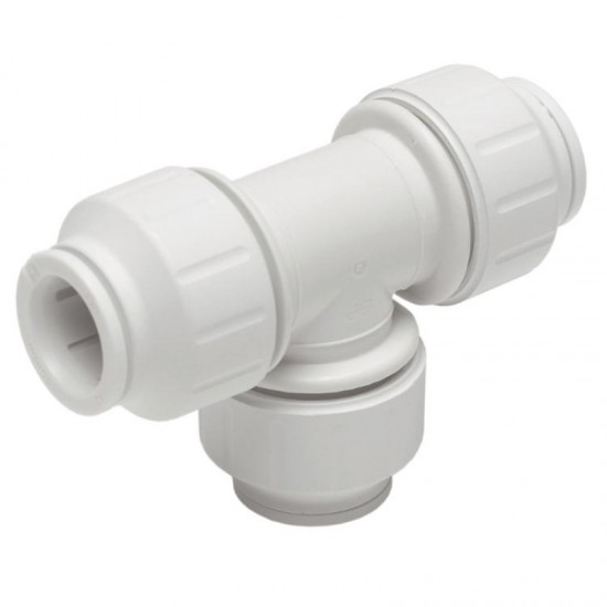 Speedfit 15mm White Equal Tee - PEM0215W