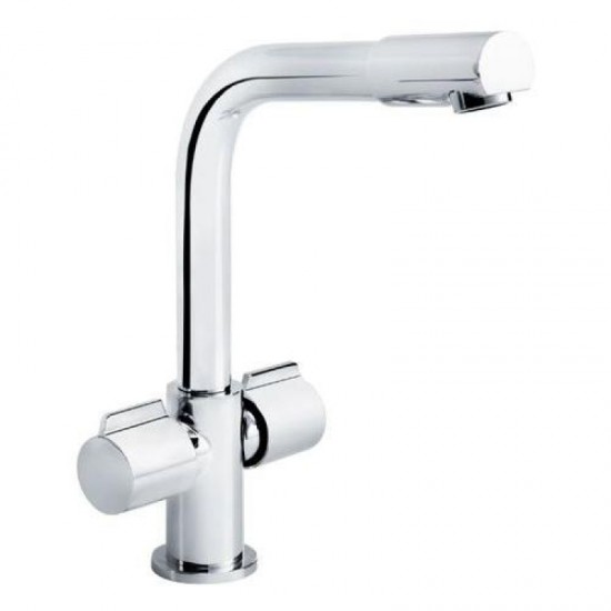 Cascade Chrome Arch Monobloc Kitchen Sink Mixer Tap - 012.1120.3