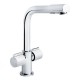 Cascade Chrome Arch Monobloc Kitchen Sink Mixer Tap - 012.1120.3