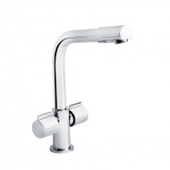 Cascade Chrome Arch Monobloc Kitchen Sink Mixer Tap - 012.1120.3