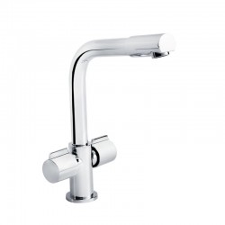 Cascade Chrome Arch Monobloc Kitchen Sink Mixer Tap - 012.1120.3