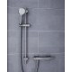 Bristan Artisan Exposed Thermostatic Bar Shower With Adjustable Riser Kit