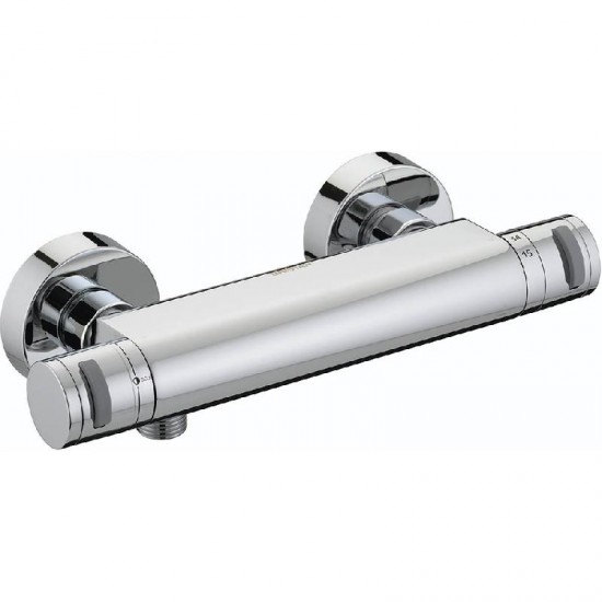 Bristan Artisan Exposed Thermostatic Bar Shower With Adjustable Riser Kit