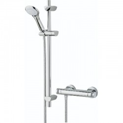 Bristan Artisan Exposed Thermostatic Bar Shower With Adjustable Riser Kit