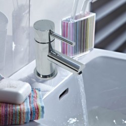 Bristan Blitz Basin Mixer With Clicker Waste