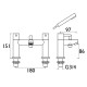 Bristan Blitz Bath Shower Mixer Tap For Baths & Showers