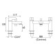 Bristan Clio Bath Shower Mixer Tap For Baths & Showers