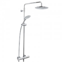 Bristan Carre Exposed Thermostatic Bar Shower With Riser Kit