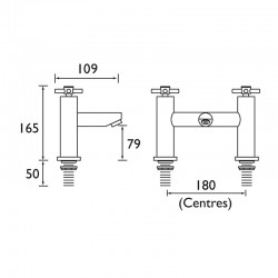 Bristan Decade Bath Filler Tap For Baths