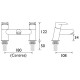 Bristan Orta Bath Filler Tap For Baths