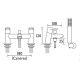 Bristan Smile Bath Shower Mixer Tap For Baths & Showers