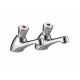 Bristan Timed Flow Basin Taps - Chrome