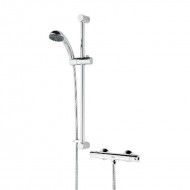 Bristan Zing Exposed Thermostatic Safe Touch Bar Shower With Riser Kit