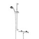 Bristan Zing Exposed Thermostatic Safe Touch Bar Shower With Riser Kit
